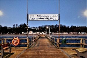 Seebrücke Fastenwandern Ostsee Rügen Göhren