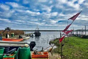 Fastenwandern an der Ostsee Hafen